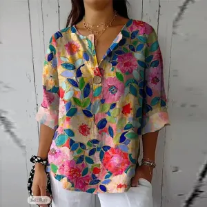 Sienna | Classic Floral Print Blouse