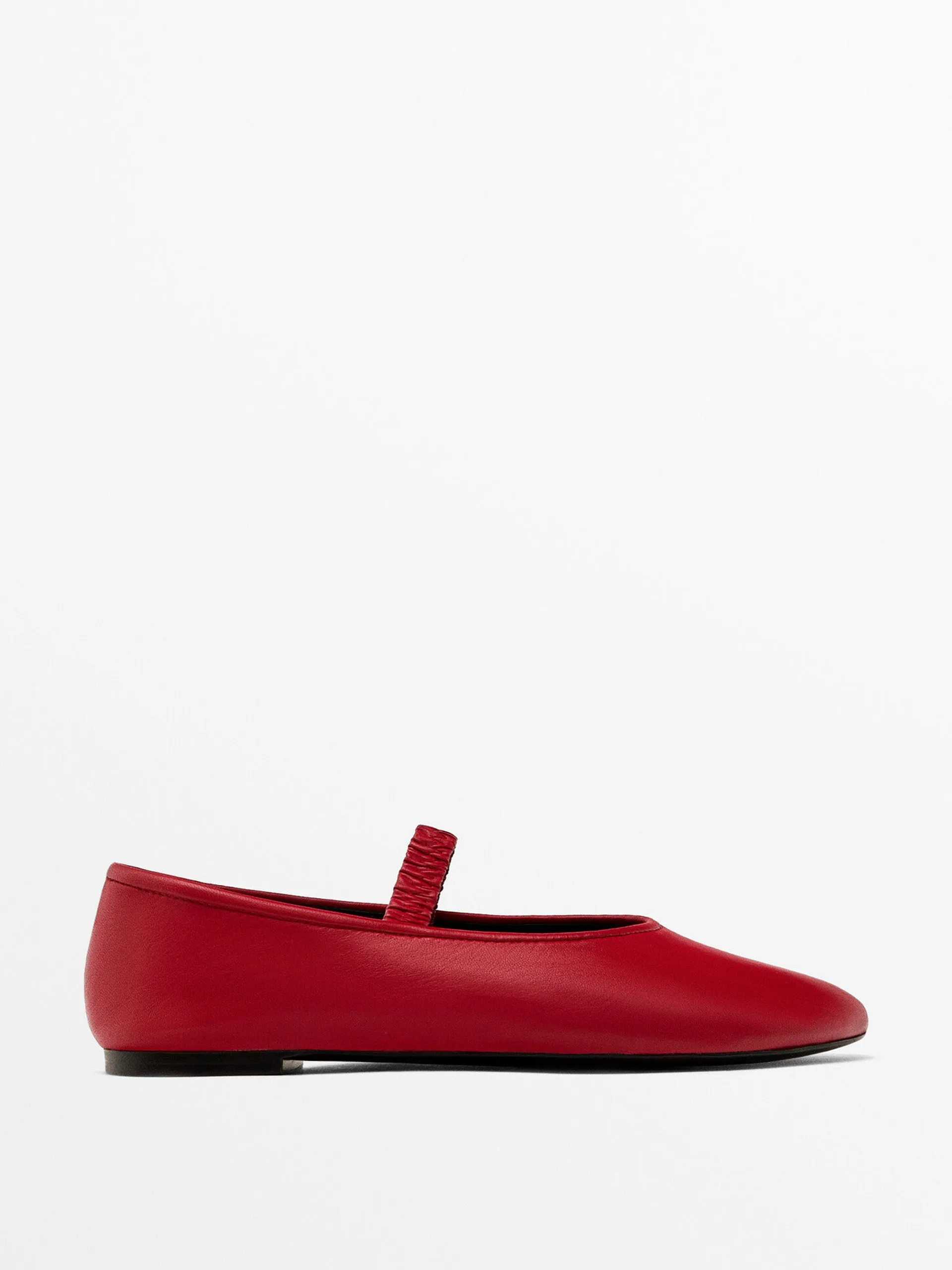Soft elastic ballet flats