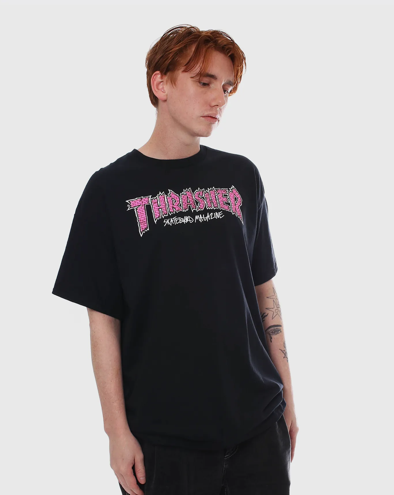 Thrasher Brick Shirt - Black - Sale