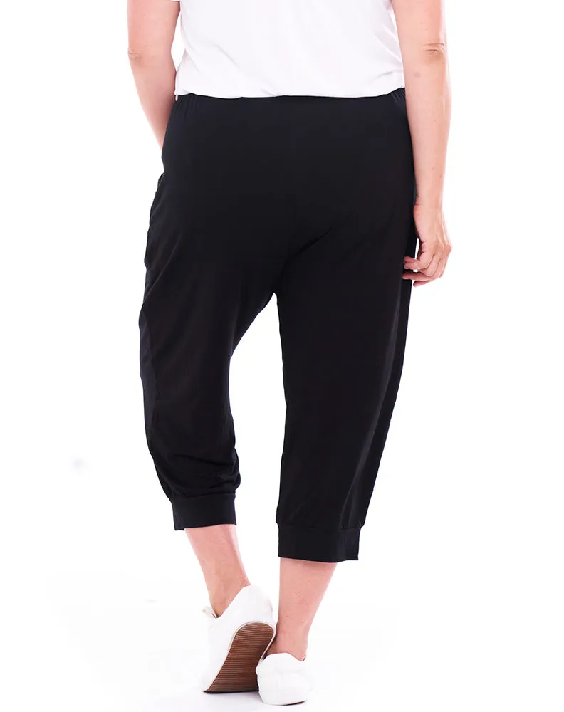 Tokyo 3/4 Pant -Black