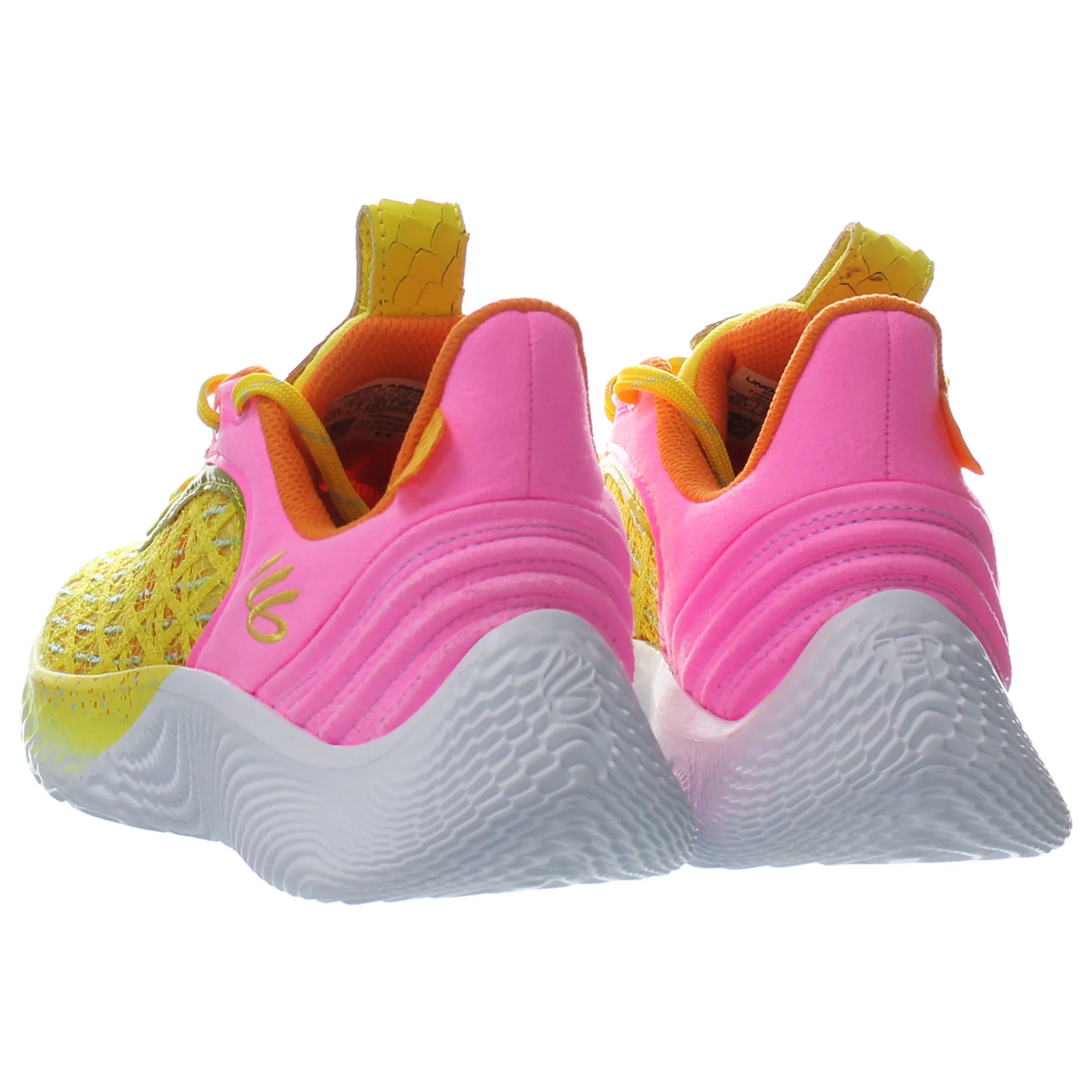 Under Armour Curry Flow 9 Sesame Street Kids Yellow Trainers