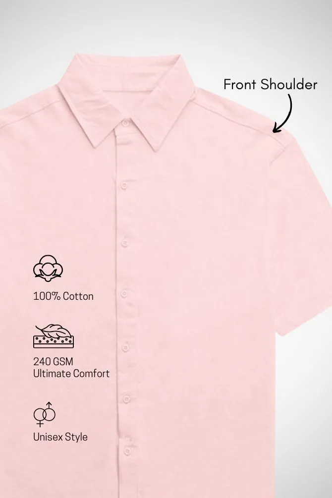 Unisex Oversized Shirt Light Pink