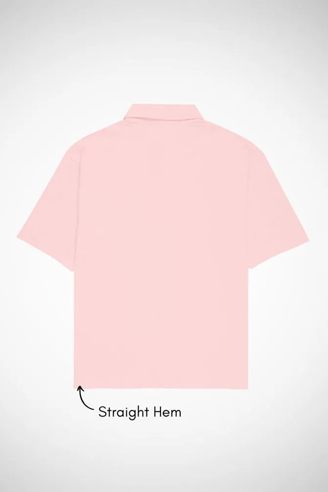 Unisex Oversized Shirt Light Pink