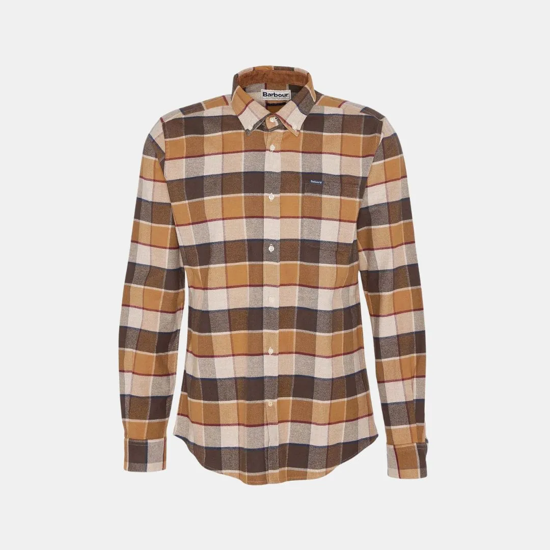 Valley Tailored Long-Sleeved Shirt (Classic Brown)