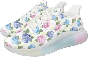 Women Air Cushion Running Shoe Flowers Print Sport Shoes Non Slip Breathable Athletic Tennis Fitness Sneaker US6-11