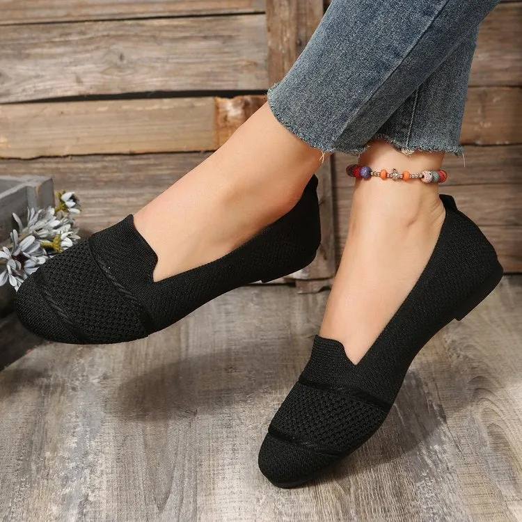 Women's Round Toe Soft Sole Slip-On Ballet Flats