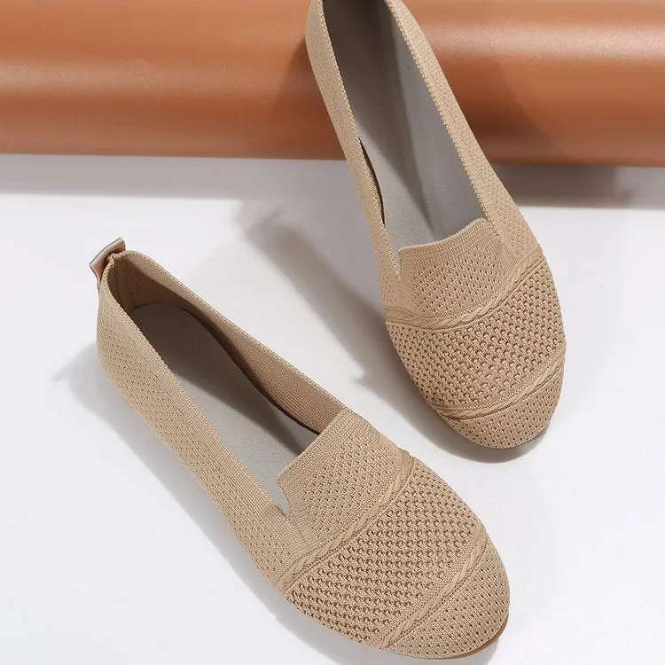 Women's Round Toe Soft Sole Slip-On Ballet Flats
