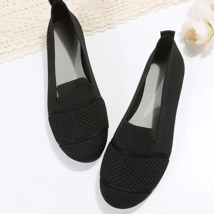 Women's Round Toe Soft Sole Slip-On Ballet Flats