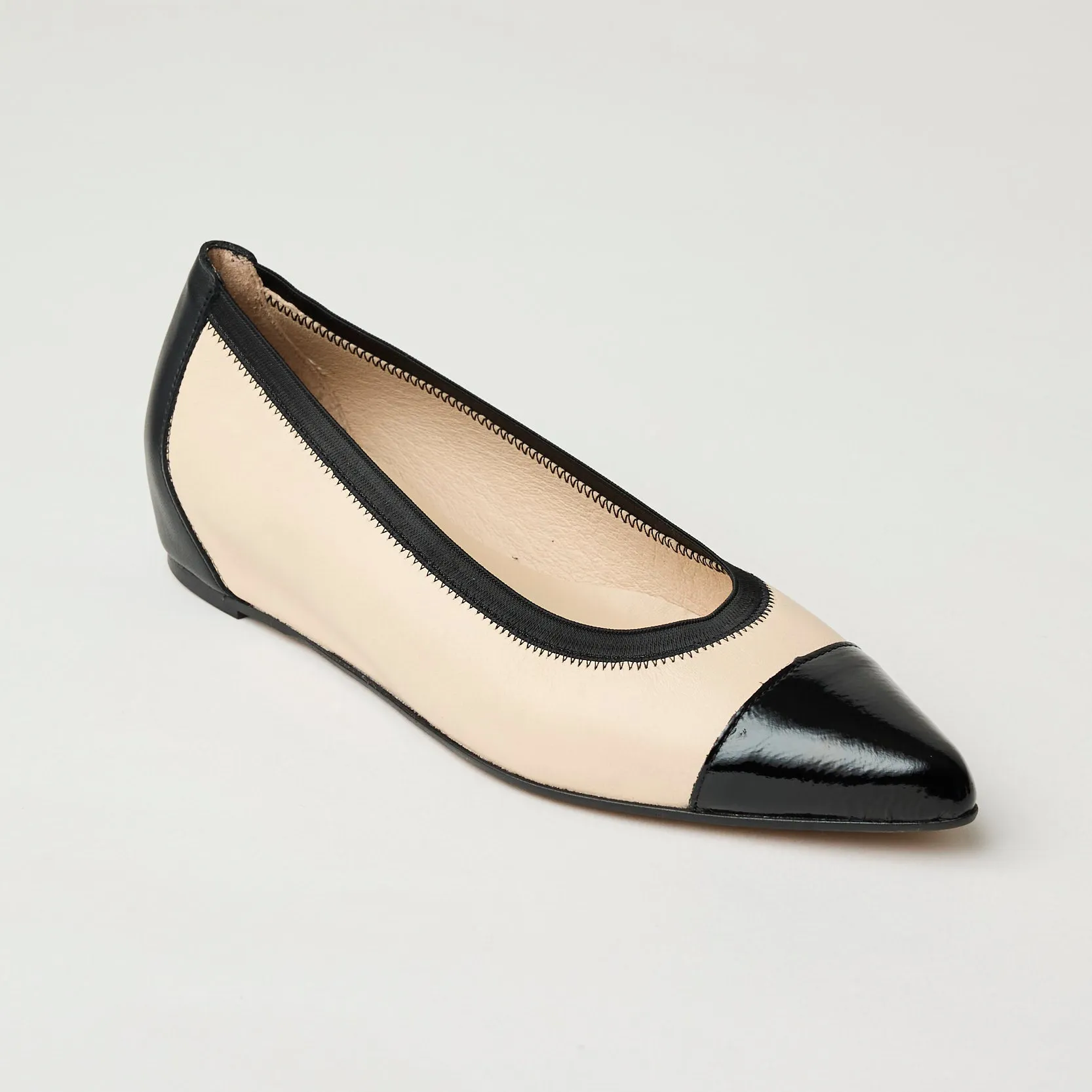 Wonders Ballerina Hidden Mini Wedge Shoes